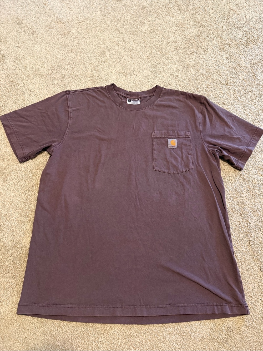 Carhartt Short-Sleeve Pocket Tee in Dark Brown